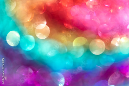 Colorful rainbow glitter background