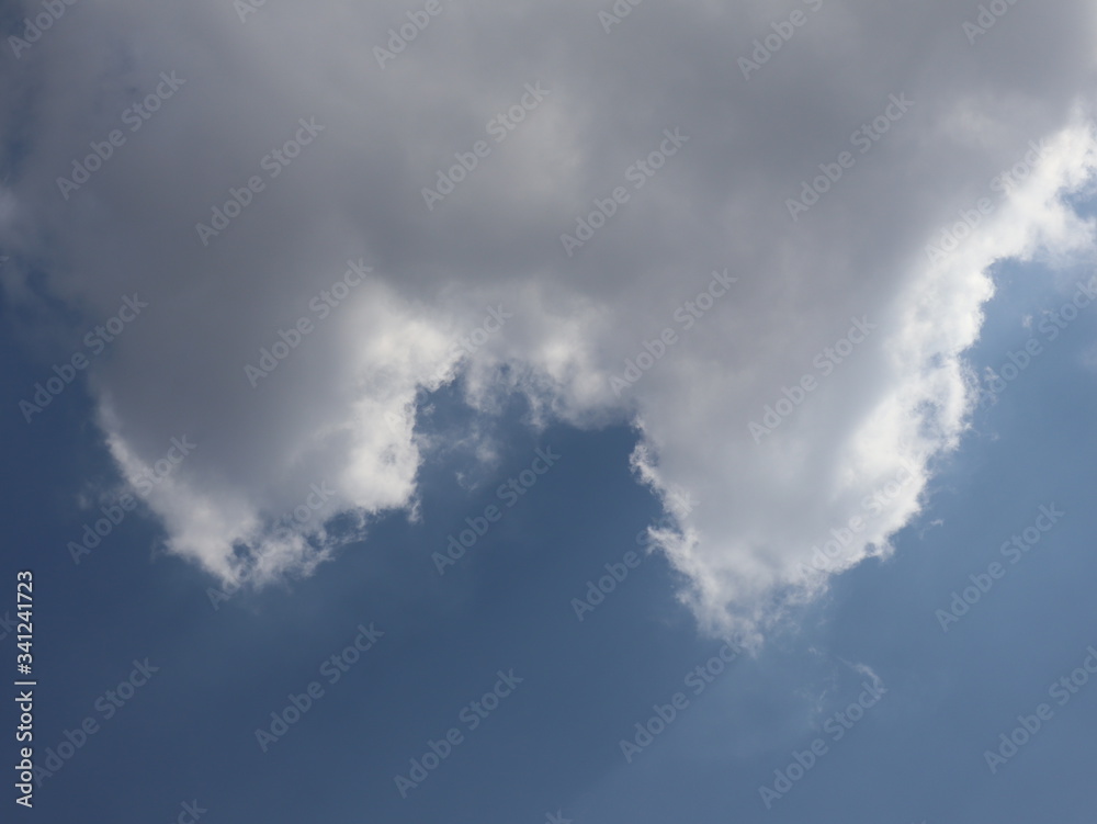 blue sky and clouds