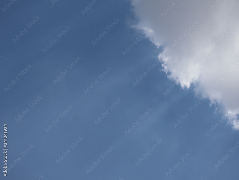 blue sky with clouds