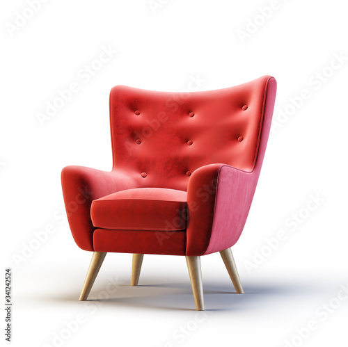 Fototapeta red armchair