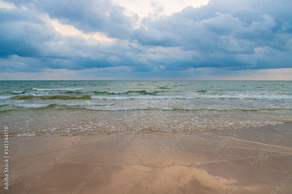 Sky and clouds at the beach before sunset Sky and clouds at the beach before sunset