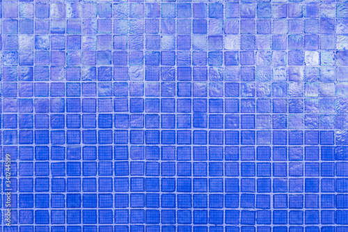 Blue wall tile wall paper