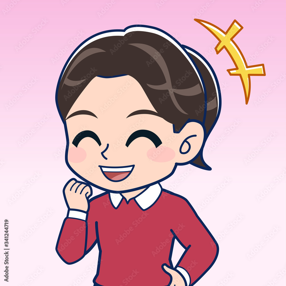 ポニーテールの小学生 ポニーテールの小学生