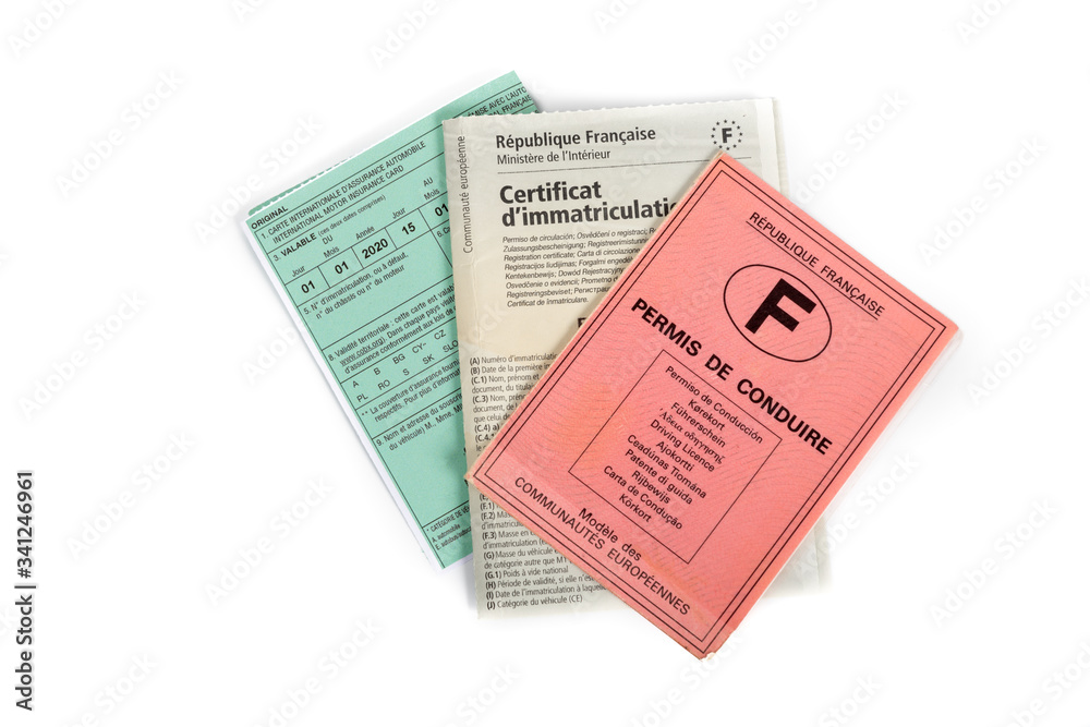 Mandatory documents for driving car in France. Mandatory documents for driving car in France.