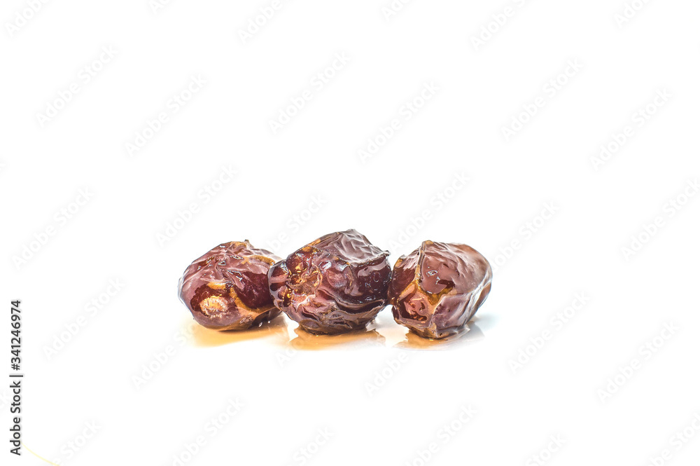 Date Fruit on White Background Date Fruit on White Background