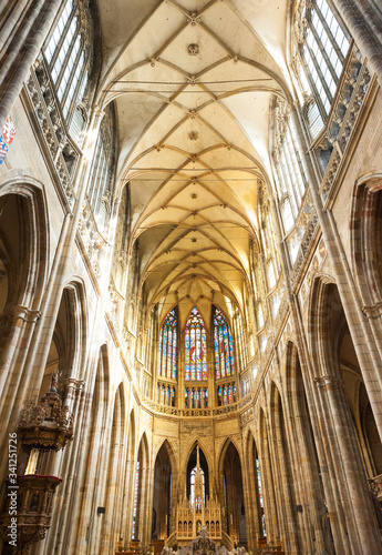  Interior of St. Vitus Cathedral