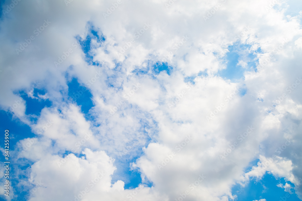 Fototapeta premium Blue sky and clouds in sunny day nature