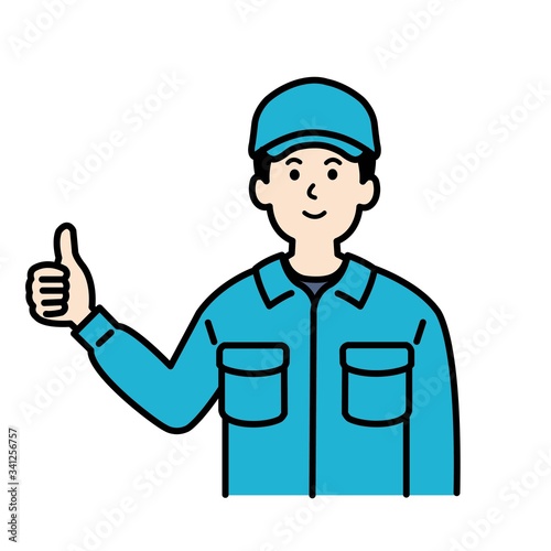 現場作業員のイラスト
