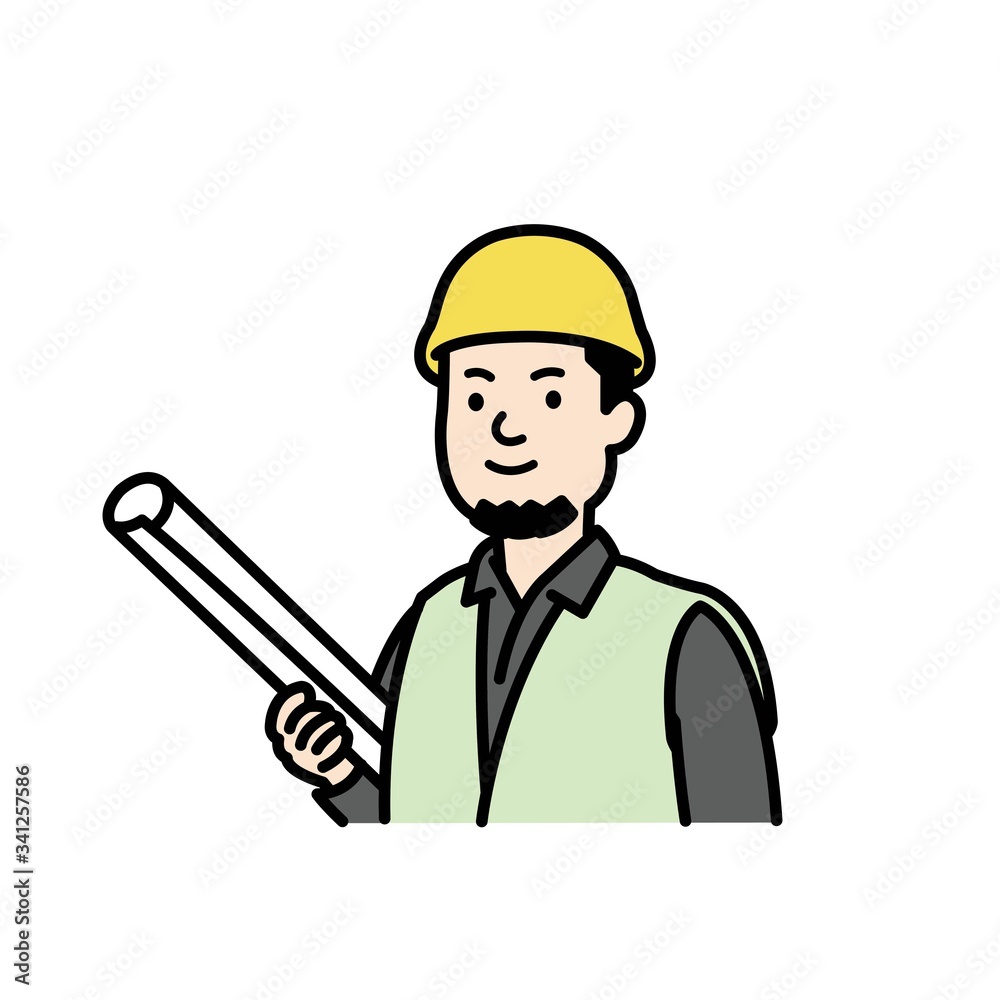 現場作業員のイラスト 現場作業員のイラスト