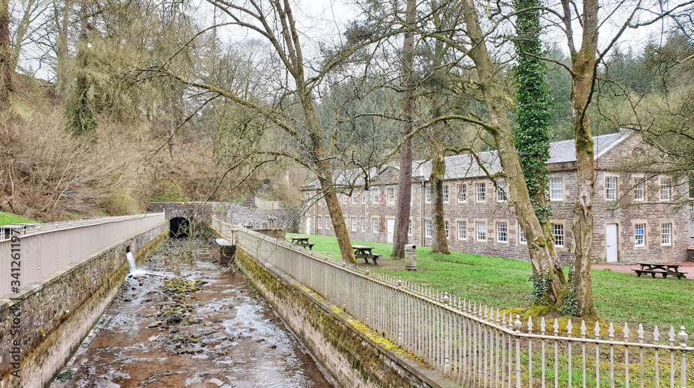 New Lanark and Falls of Clyde Circuit - Scotland - UK New Lanark and Falls of Clyde Circuit - Scotland - UK