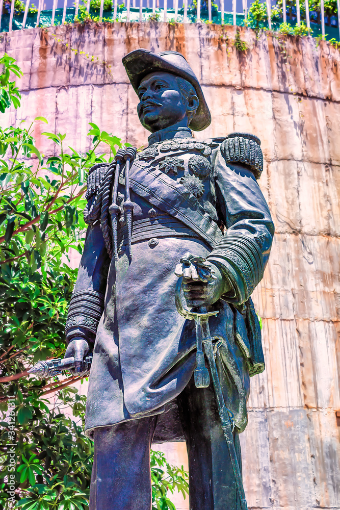A memorial statue found at the Big Buddha Monument in Phuket