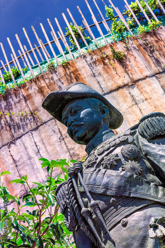 A memorial statue found at the Big Buddha Monument in Phuket