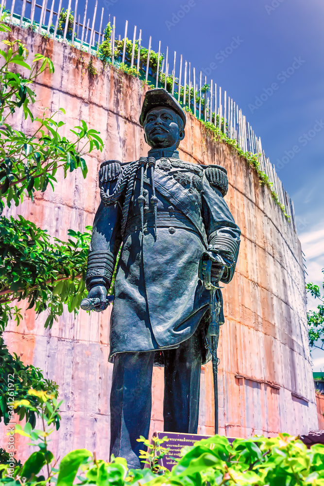 A memorial statue found at the Big Buddha Monument in Phuket