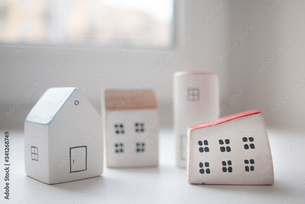 small wooden houses . Stay at home during coronavirus. Homeless need home. Buy house. small wooden houses . Stay at home during coronavirus. Homeless need home. Buy house.