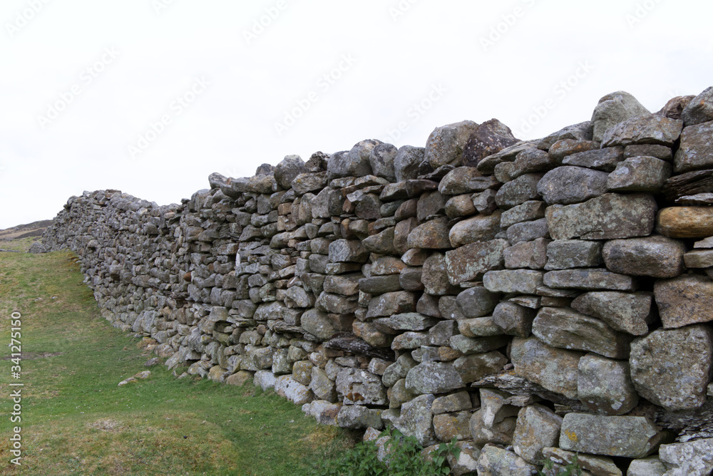 stone wall in the Yorkshire dales country side