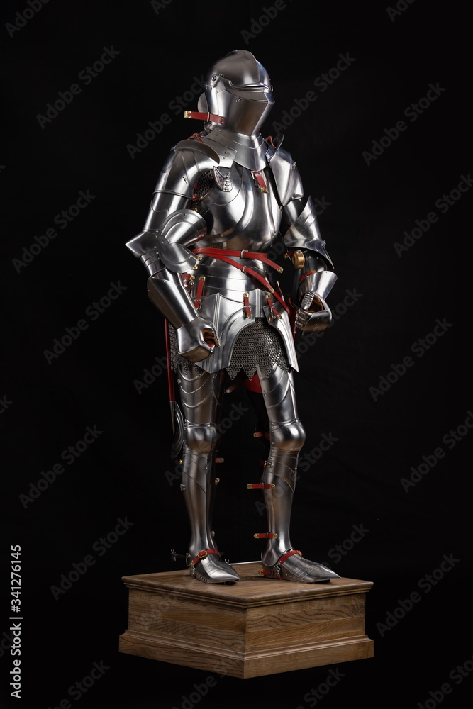 Medieval knightly armor, full set and details, made by an adult in full ...