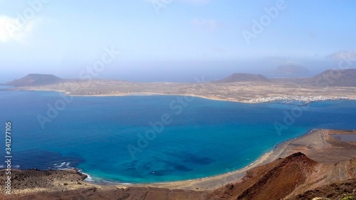 Vue panoramique de Lanzarote, les Canaries