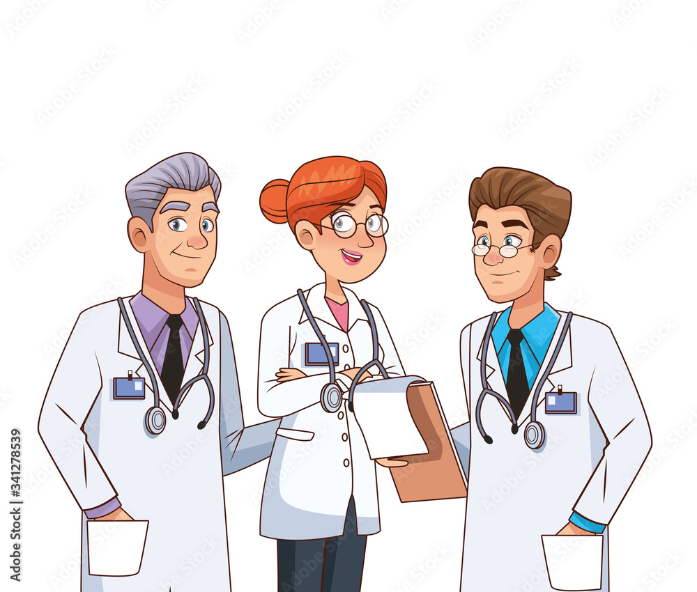 professionals medical staff workers characters professionals medical staff workers characters