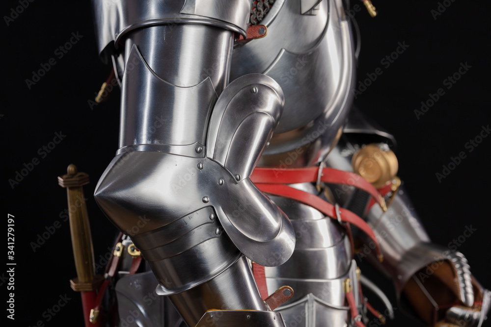 Medieval knightly armor, full set and details, made by an adult in full ...