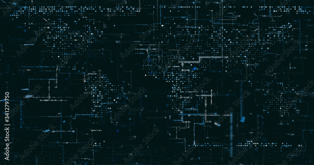 Abstract digital network data background, 3D rendering Abstract digital network data background, 3D rendering