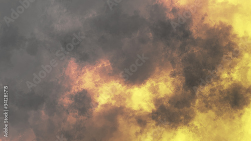 abstract colorful background texture nature weather sky clouds fire red gold beautiful