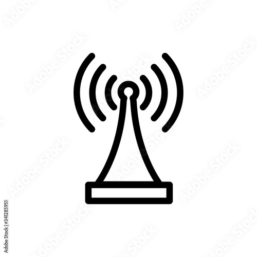 transmiter icon vector trendy design template