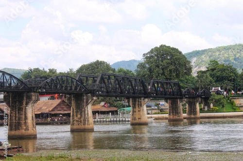 Famous railway bridge Built by the Japanese army from World War II prisoner workers. There is a museum near.