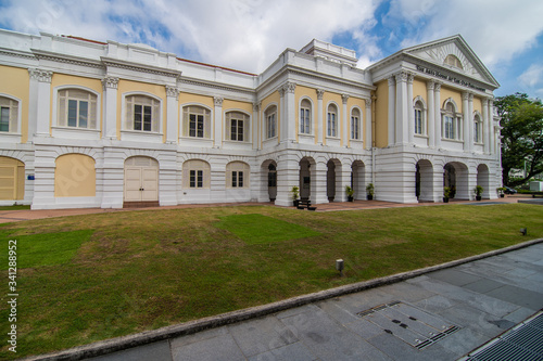 SINGAPORE - February, 2020: The new National Gallery of Singapore Building © dianagrytsku