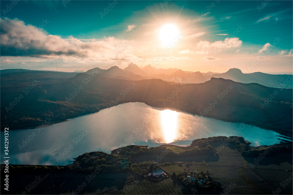 Mauritius z lotu ptaka