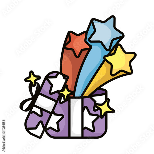 gift with stars splash magic sorcery