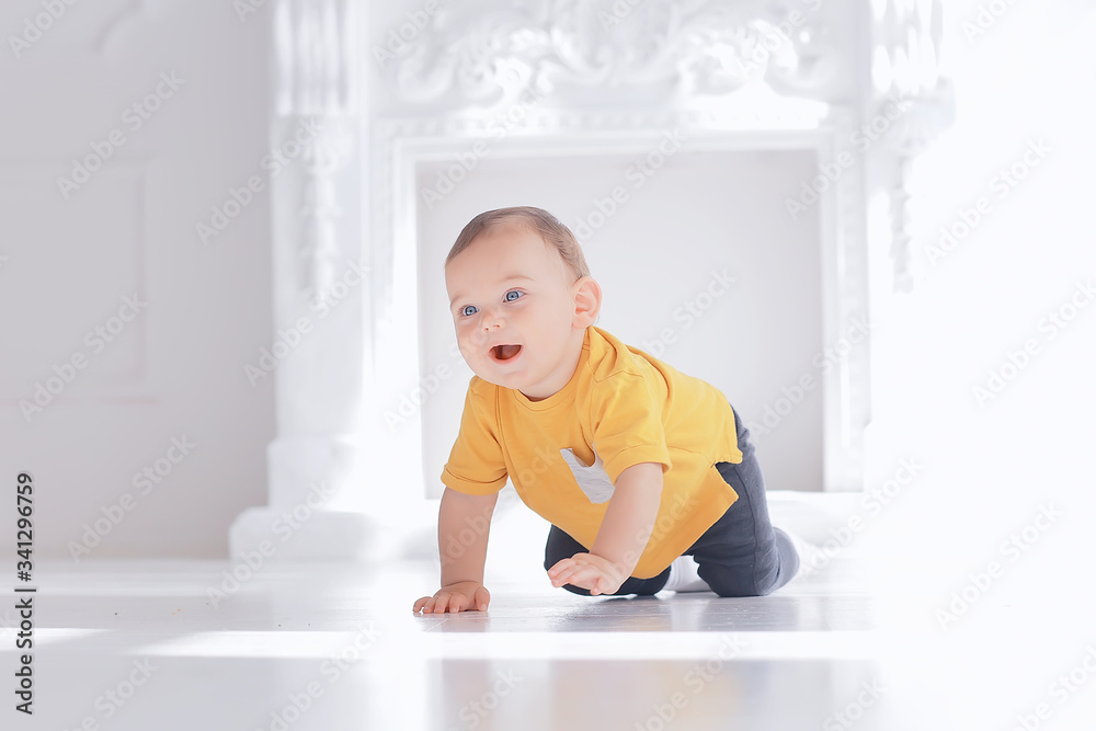 cheerful healthy baby smiling / portrait of a small child, boy little son cheerful health cheerful healthy baby smiling / portrait of a small child, boy little son cheerful health