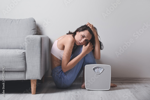 Young woman suffering from ...