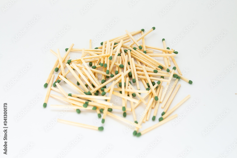 a bunch of matches on a white background a bunch of matches on a white background