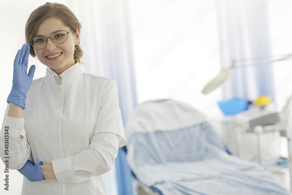 Doctor in a modern medical clinic Doctor in a modern medical clinic