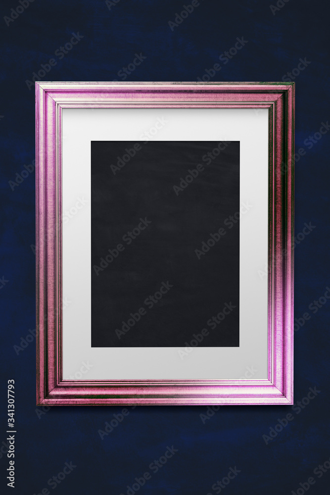 Pink blank frame mockup Pink blank frame mockup