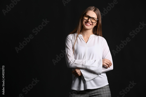 Portrait of beautiful young...