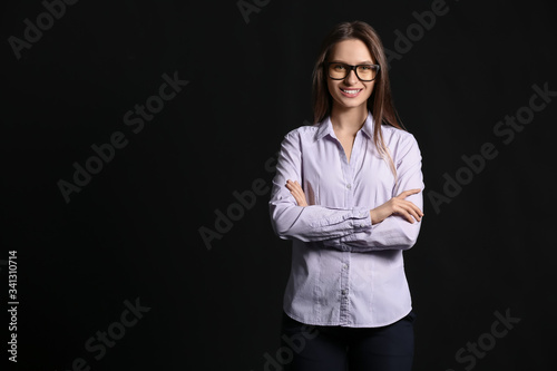 Portrait of beautiful young...