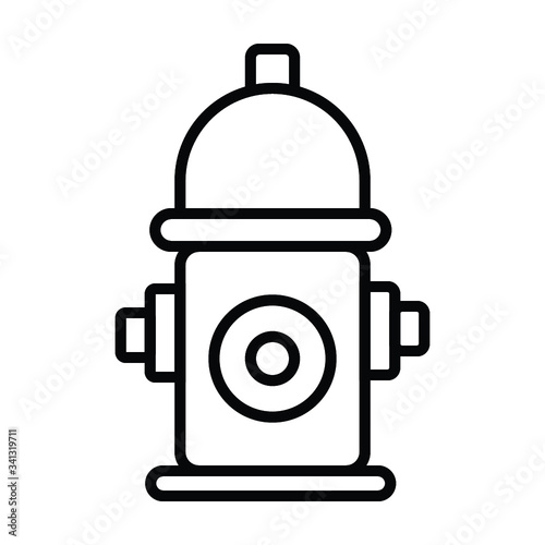 Fire hydrant icon vector illustration