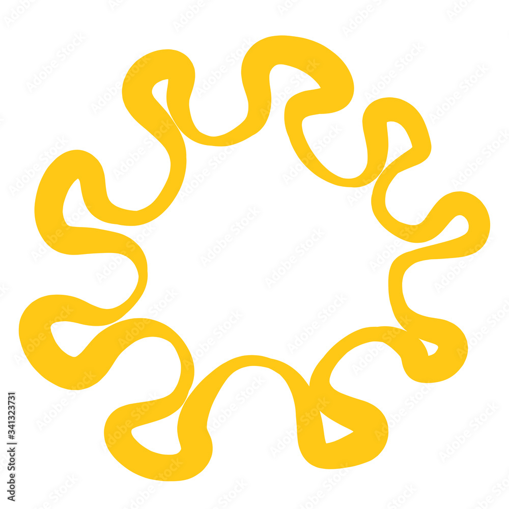 virus, pathogen microorganism yellow blot, like a frame virus, pathogen microorganism yellow blot, like a frame