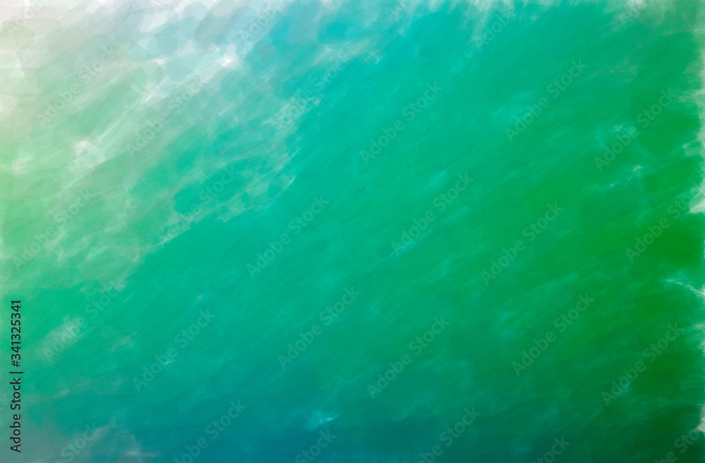 Abstract illustration of green Watercolor with low coverage background Abstract illustration of green Watercolor with low coverage background