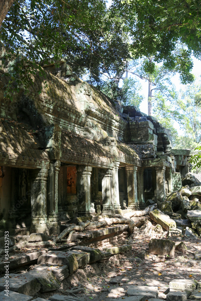 Temple falling down