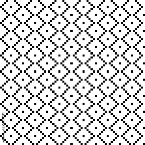 American Ethnic Seamless art pattern with squares.