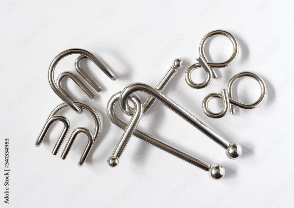 Metal puzzle. Metal puzzle.