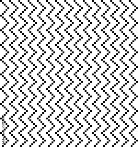 American Ethnic Seamless zig zag squares pattern