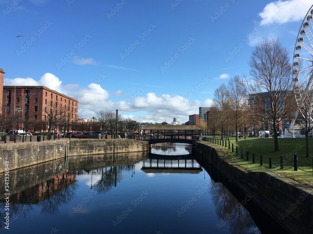 canal in Liverpool