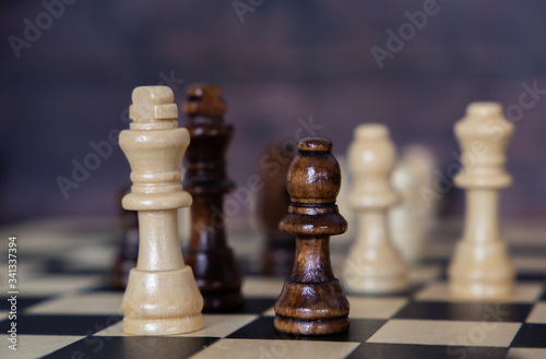  chess on a dark background