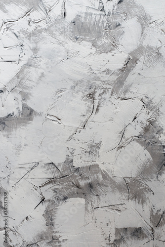 textured white-grey background with a white brush texture and a grey concrete base