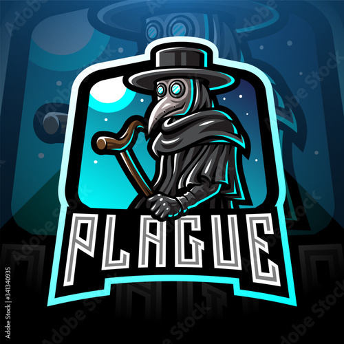 Plague doctor esport mascot logo
