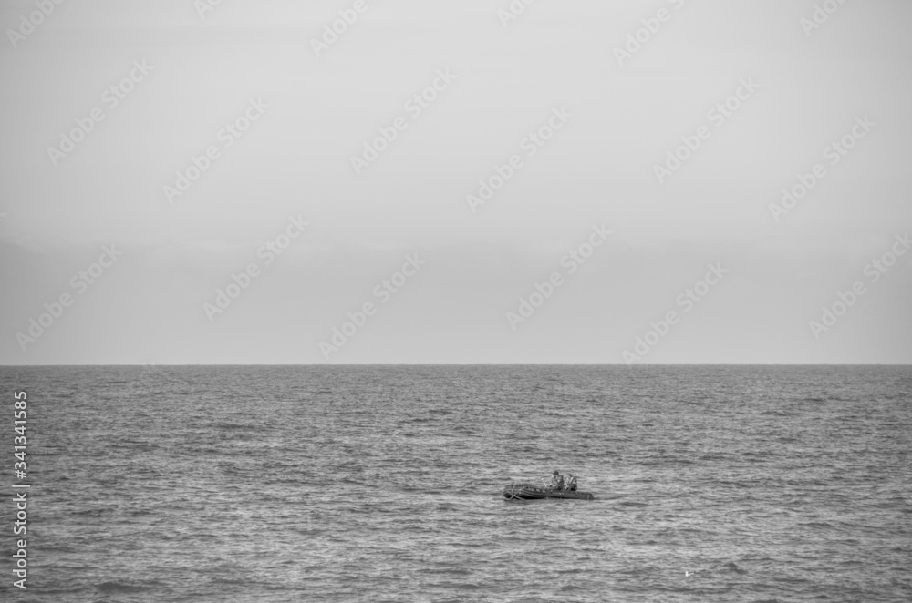 boat on the sea