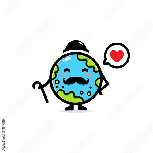cool earth vector design